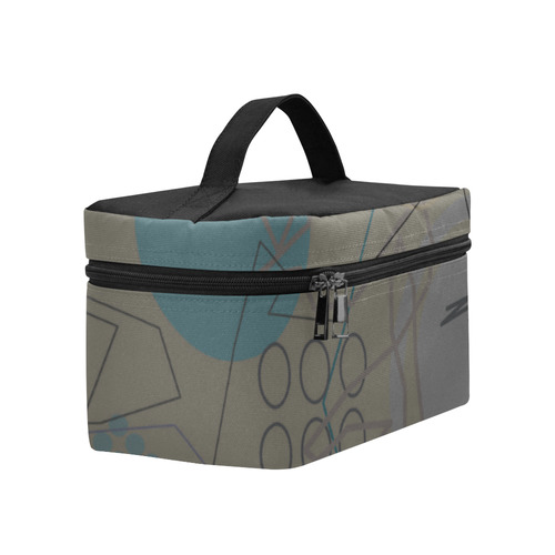 Abstract 8 Cosmetic Bag/Large (Model 1658)