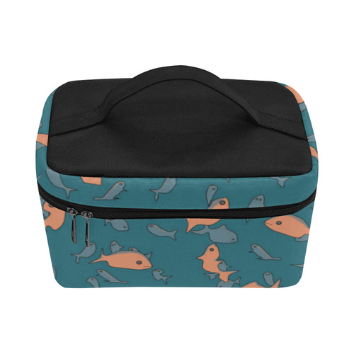 Lots of Fish Cosmetic Bag/Large (Model 1658)