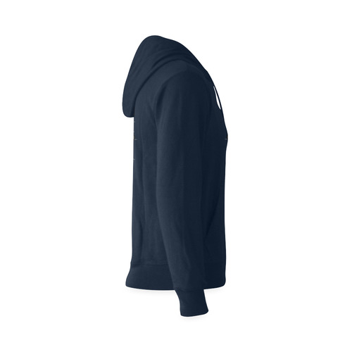 Torch Modern Dark Blue Oceanus Hoodie Sweatshirt (Model H03)