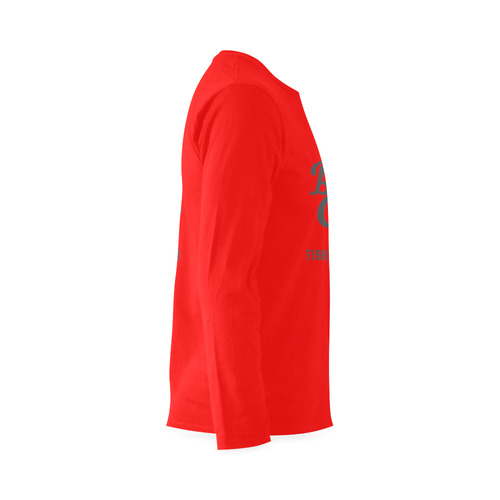 Boxing Champ Black Red Sunny Men's T-shirt (long-sleeve) (Model T08)