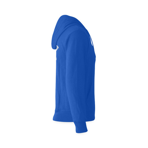 Strong and Courageous Blue Oceanus Hoodie Sweatshirt (Model H03)