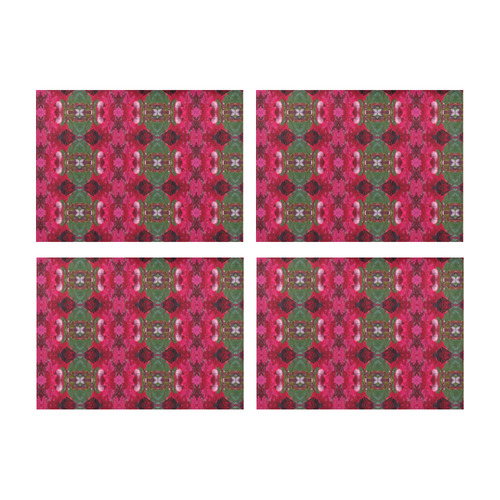 Christmas Colored 4 Piece Placemat Set 14x19 Placemat 14’’ x 19’’ (Set of 4)