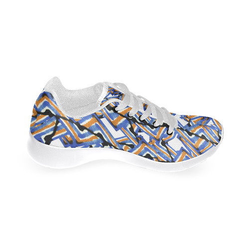 Wavy Geo Print Women’s Running Shoes (Model 020)