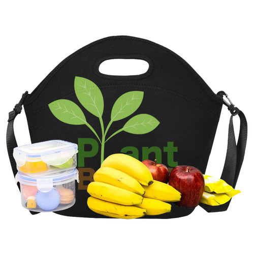 Plant Based Lunch Bag Neoprene Lunch Bag/Large (Model 1669)