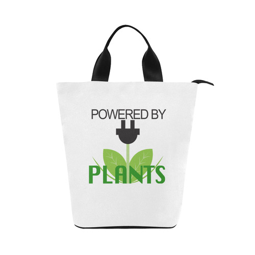 Powered by Plants Lunch Tote Nylon Lunch Tote Bag (Model 1670)