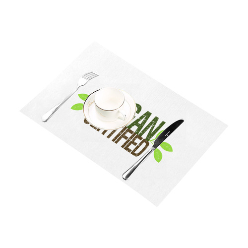 Vegan Certified Placemats Placemat 12’’ x 18’’ (Set of 4)