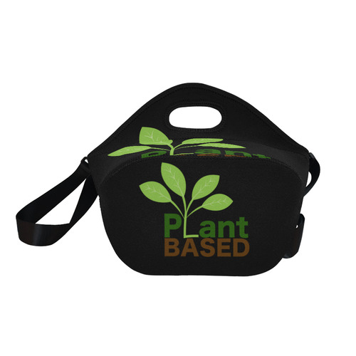 Plant Based Lunch Bag Neoprene Lunch Bag/Large (Model 1669)