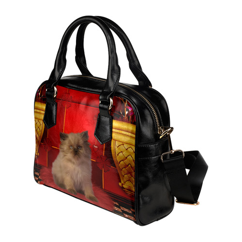 Cute little kitten Shoulder Handbag (Model 1634)