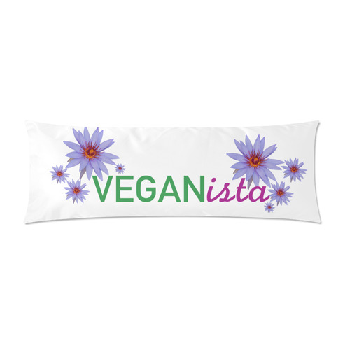 Veganista Pillow Custom Zippered Pillow Case 21"x60"(Two Sides)