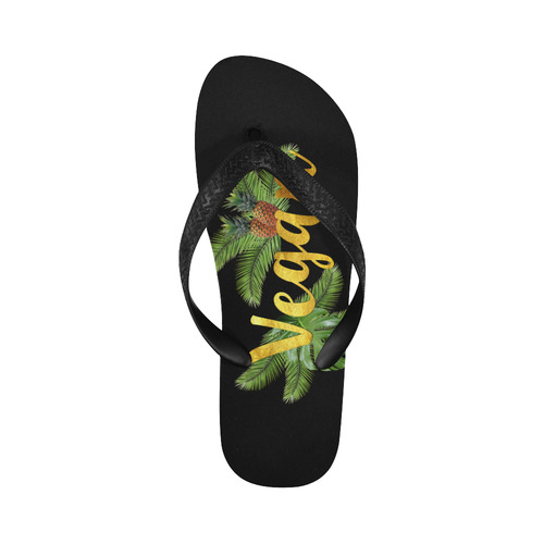 Tropical Pineapples Vegan Flip Flops Flip Flops for Men/Women (Model 040)