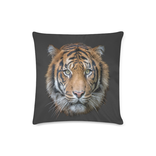 A wild Bengal Tiger Custom Zippered Pillow Case 16"x16"(Twin Sides)