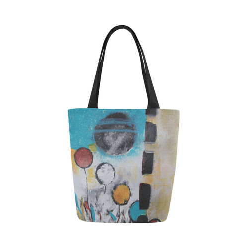 Morning Flowers Canvas Tote Bag (Model 1657)