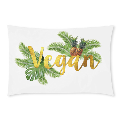 Tropical Pineapple Vegan Bedding Set 3-Piece Bedding Set