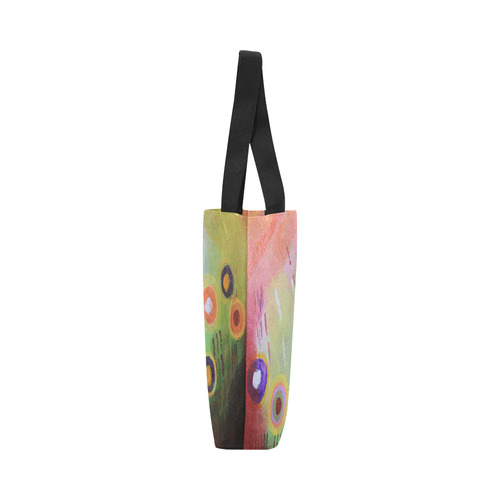 Flowers Abstract Canvas Tote Bag (Model 1657)