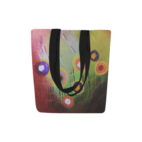 Flowers Abstract Canvas Tote Bag (Model 1657)