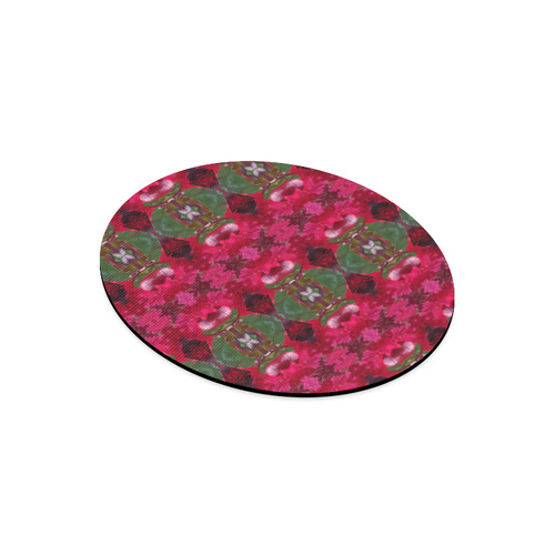 Christmas Colors Designed Round Mousepad Round Mousepad