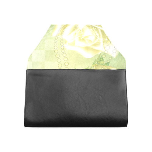 Beautiful soft green roses Clutch Bag (Model 1630)