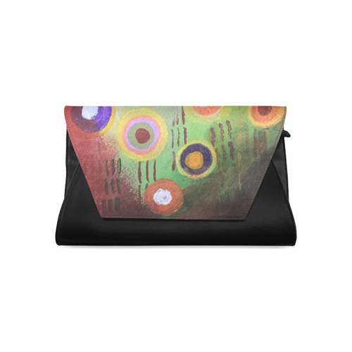 Flowers Abstract Clutch Bag (Model 1630)