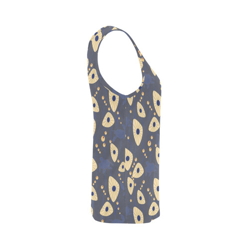 Swimming Turtles All Over Print Tank Top for Women (Model T43)