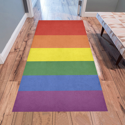 Stripes With Rainbow Colors Area Rug 7 X3 3 Id D2120665