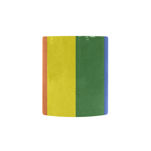 Stripes with rainbow colors Custom Morphing Mug