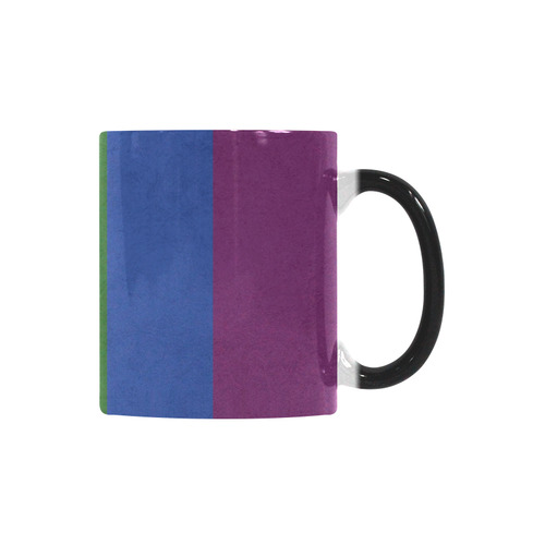 Stripes with rainbow colors Custom Morphing Mug