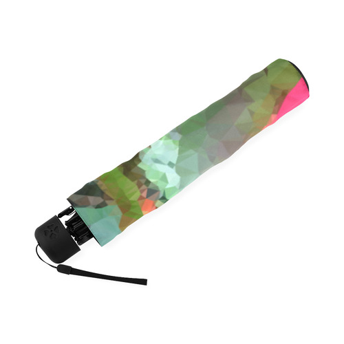 Tropical Flowers Low Polygon Floral Art Foldable Umbrella (Model U01)