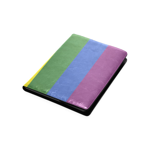 Stripes with rainbow colors Custom NoteBook B5