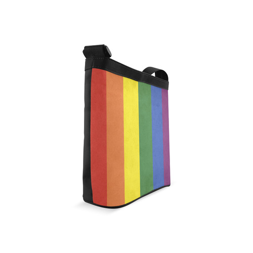 Stripes with rainbow colors Crossbody Bags (Model 1613)