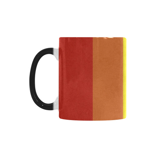 Stripes with rainbow colors Custom Morphing Mug