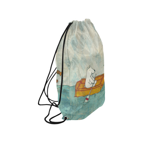 orso, armadio, riso Small Drawstring Bag Model 1604 (Twin Sides) 11"(W) * 17.7"(H)