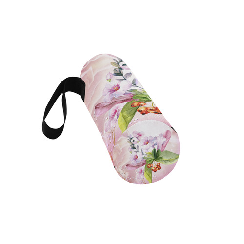 Wonderful flowers Neoprene Water Bottle Pouch/Large