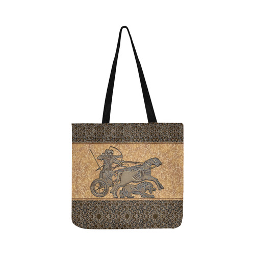 Assyrian Warrior Tote Bag Reusable Shopping Bag Model 1660 (Two sides)