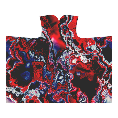 awesome fractal marbled 07 Hooded Blanket 60''x50''