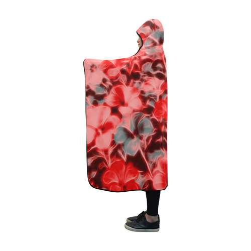 floral ArtStudio 4916C Hooded Blanket 60''x50''