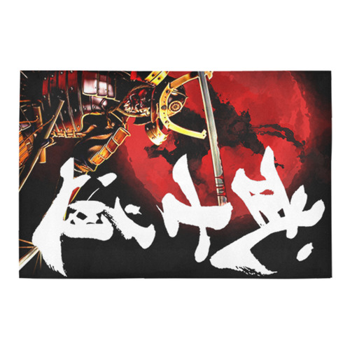 samurai art Azalea Doormat 24" x 16" (Sponge Material)