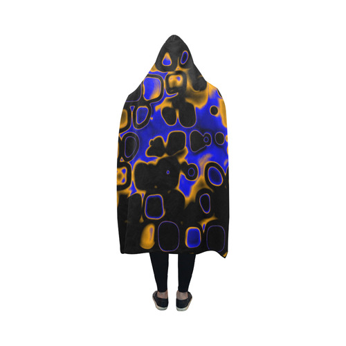 psychedelic lights 5 by JamColors Hooded Blanket 50''x40''