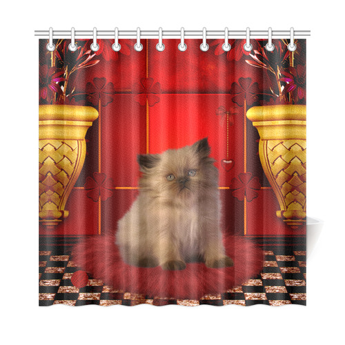 Cute little kitten Shower Curtain 72"x72"