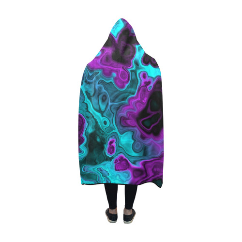 awesome fractal 34 Hooded Blanket 60''x50''