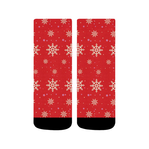 snowflake Quarter Socks