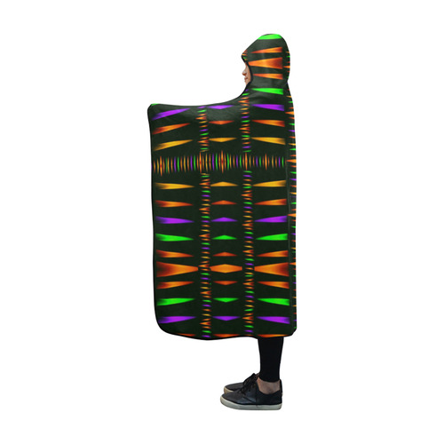 candle light hot as fire Hooded Blanket 60''x50''