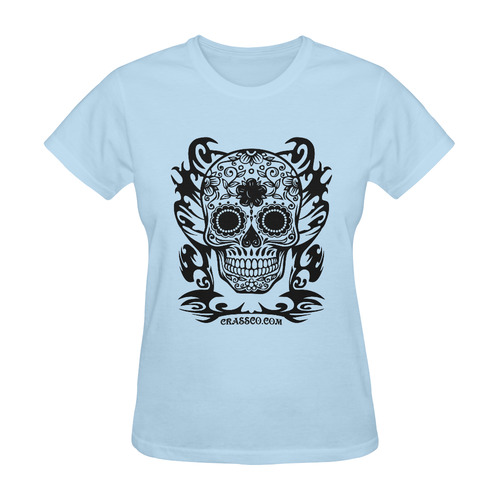 SKULL DESTINATION FUX VI Sunny Women's T-shirt (Model T05)