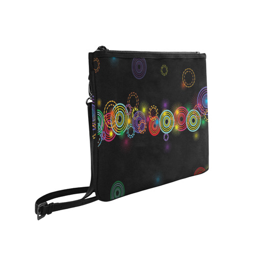 Fireworks: Exploding Shapes and Colours Slim Clutch Bag (Model 1668)