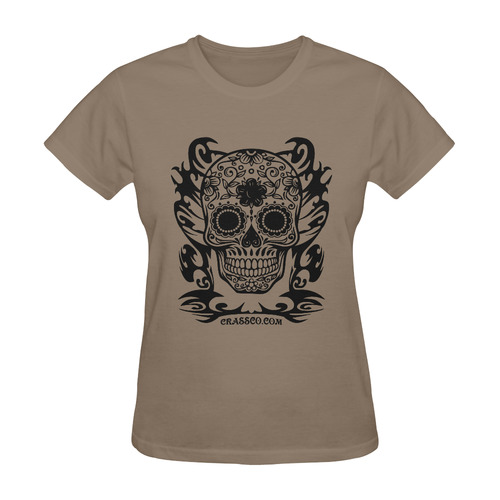 SKULL DESTINATION FUX VIII Sunny Women's T-shirt (Model T05)