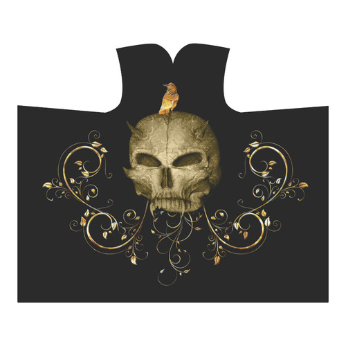 The golden skull Hooded Blanket 60''x50''