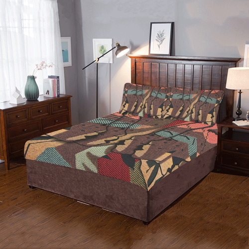 African tapestry D 3-Piece Bedding Set
