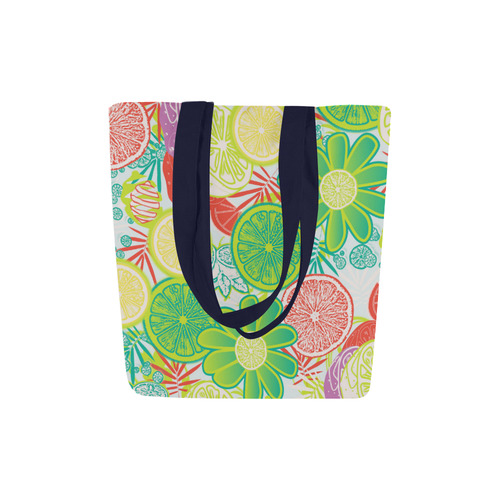 Loudly Lime Canvas Tote Bag (Model 1657)