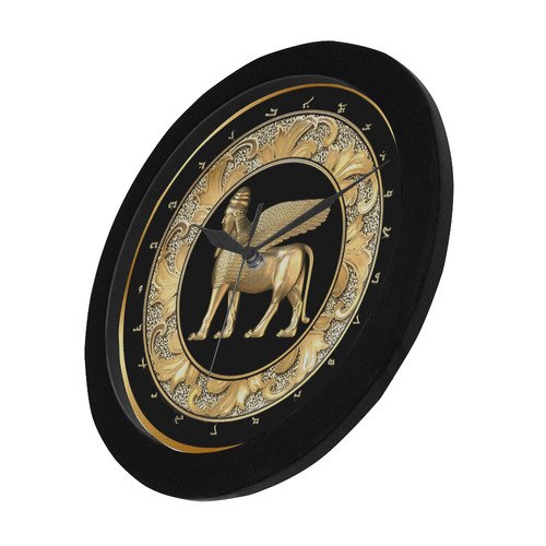 Lamassu Wall Clock Circular Plastic Wall clock