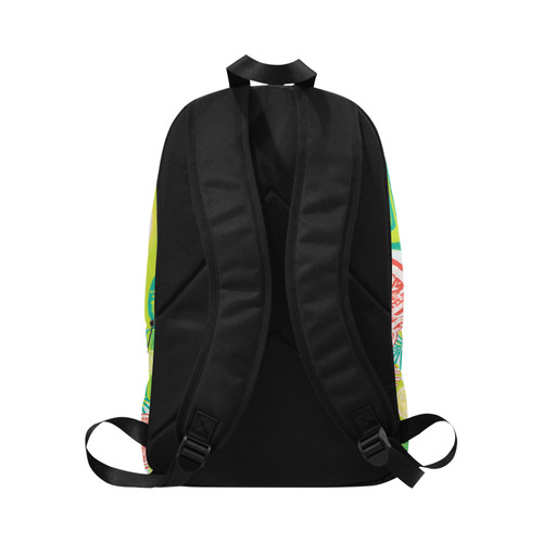 Loudly Lime Fabric Backpack for Adult (Model 1659)