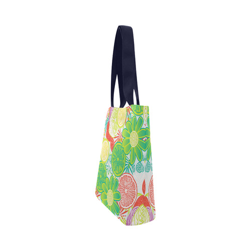 Loudly Lime Canvas Tote Bag (Model 1657)